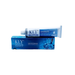 KLY LUBRICATING JELLY 42 GM. A MEDICAL LUBRICATING JELLY, WATER-BASED LUBRICANT, OR SURGICAL LUBRICANT JELLY, PARTICULARLY IN MEDICAL, CLINICAL, AND HOSPITAL SETTINGS WHERE PROFESSIONAL TERMINOLOGY IS