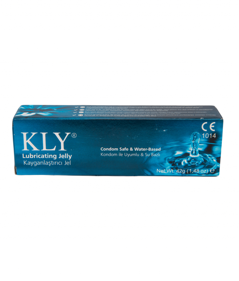 KLY LUBRICATING JELLY 42 GM. A MEDICAL LUBRICATING JELLY, WATER-BASED LUBRICANT, OR SURGICAL LUBRICANT JELLY, PARTICULARLY IN MEDICAL, CLINICAL, AND HOSPITAL SETTINGS WHERE PROFESSIONAL TERMINOLOGY IS
