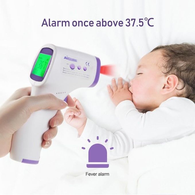 Medical Digital Infrared Thermometer Handheld Portable Forehead Body Baby Adult Non Contact High Precision Quick Temperature Measurement Electronic Household Thermometers Thermogun Laser