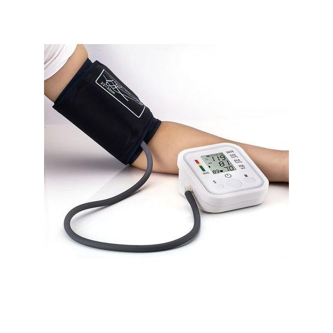 Electronic Digital Arm BP Blood Pressure Monitor Machine Heartbeat Pulse Meter Test Sphygmomanometer + USB cable/ Electronic Digital Arm BP Blood Pressure Monitor Machine Heartbeat Pulse Meter Test Sp