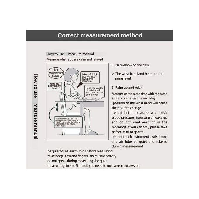 Electronic Digital Arm BP Blood Pressure Monitor Machine Heartbeat Pulse Meter Test Sphygmomanometer + USB cable/ Electronic Digital Arm BP Blood Pressure Monitor Machine Heartbeat Pulse Meter Test Sp