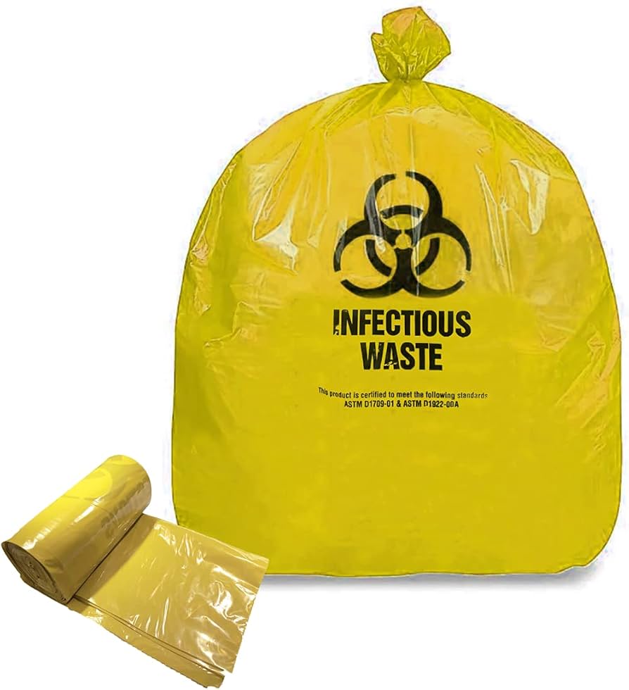 BIOHAZARD WASTE LINERS, MEDICAL WASTE BIN LINERS, INFECTIOUS WASTE LINERS, HAZARDOUS WASTE BAG LINERS, CLINICAL WASTE BIN LINERS, BIOLOGICAL WASTE LINERS, HEALTHCARE WASTE BIN BAGS, BIOHAZARD COLLECTI