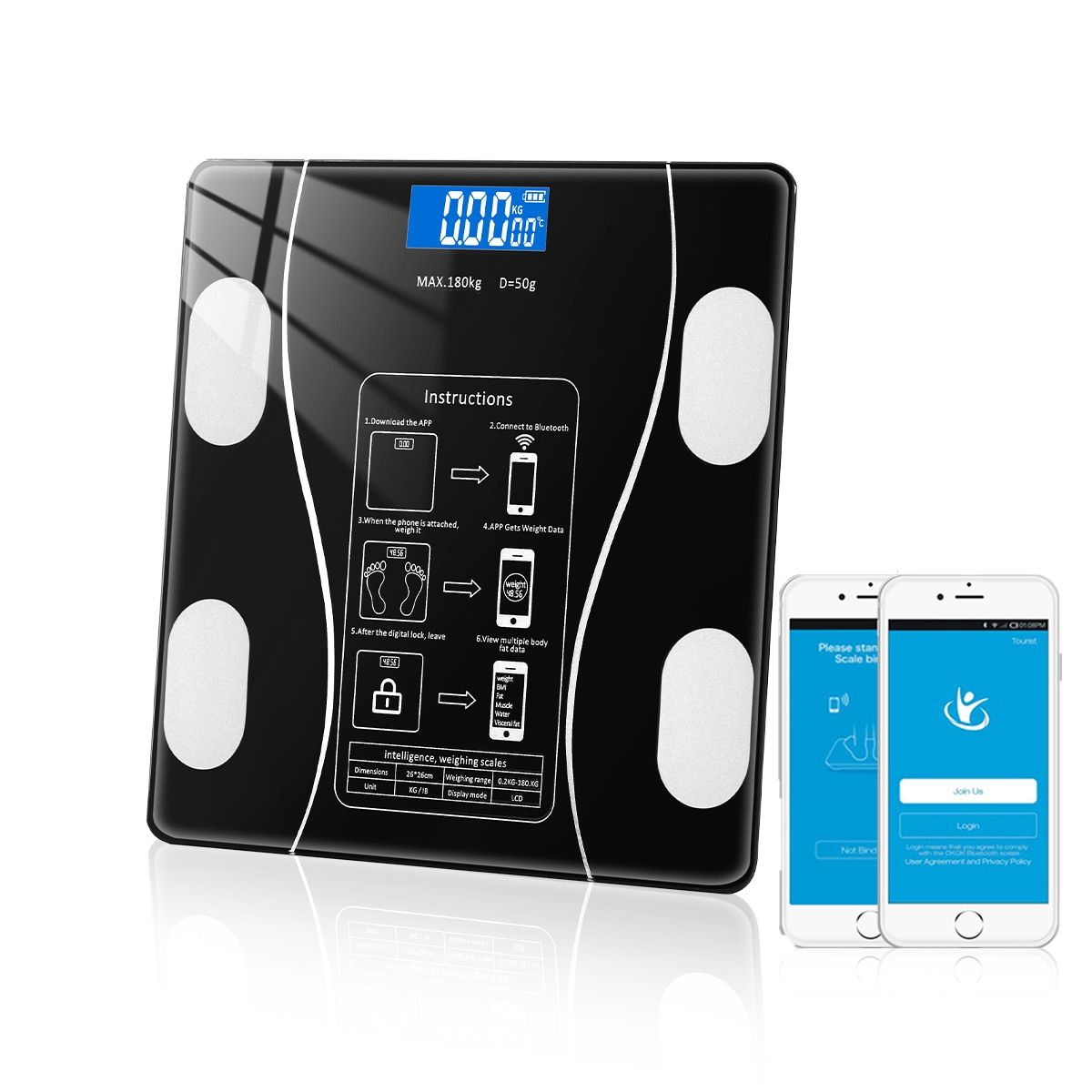 DIGITAL BATHROOM SCALE, ELECTRONIC WEIGHING SCALE, DIGITAL PERSONAL SCALE, ELECTRONIC BATHROOM SCALE, DIGITAL BODY WEIGHT SCALE, ELECTRONIC PERSONAL SCALE, BATHROOM DIGITAL SCALE, DIGITAL HEALTH SCALE