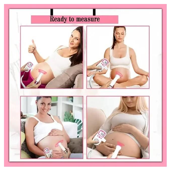 HANDHELD FETAL DOPPLER, BABY HEARTBEAT MONITOR, OR PRENATAL DOPPLER DEVICE, PARTICULARLY IN MEDICAL AND MATERNITY CARE