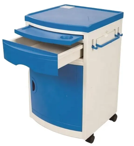BED SIDE LOCKER ABS. he Bed Side Locker ABS is a durable, lightweight, and hygienic storage unit designed for use in hospitals, clinics, nursing homes, and homecare environments. Made from high-qualit