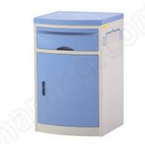 BED SIDE LOCKER ABS. he Bed Side Locker ABS is a durable, lightweight, and hygienic storage unit designed for use in hospitals, clinics, nursing homes, and homecare environments. Made from high-qualit