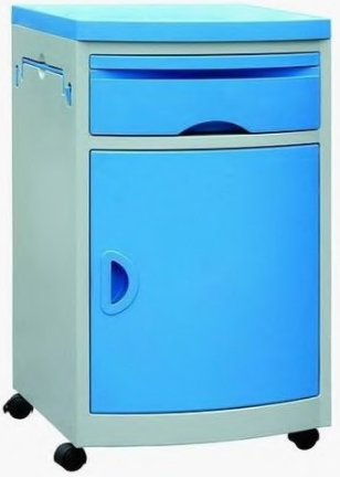BED SIDE LOCKER ABS. he Bed Side Locker ABS is a durable, lightweight, and hygienic storage unit designed for use in hospitals, clinics, nursing homes, and homecare environments. Made from high-qualit