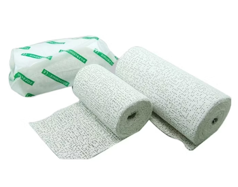PLASTER OF PARIS (P.O.P.) BANDAGE ROLL 6″ (CHINA). high-quality orthopedic bandage used for immobilization and support of fractured or injured limbs. It is widely used in hospitals, clinics, and emerg