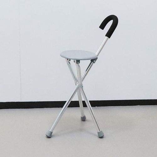 Portable Adjustable Folding Walking Cane with Seat Allows Durability While Walking and Convenience for Sitting, Alloy Crutch Chair, Anti-Slip Lightweight Walking Stick for Seniors
Portable Adjustable