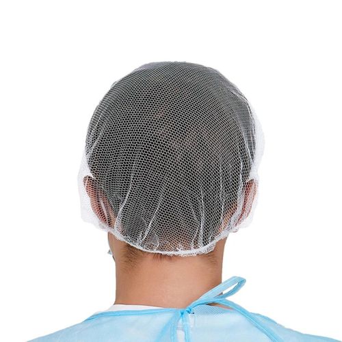 Disposable White Bouffant Caps / Hair Nets - Elasticized Head Cover (Pack of 100)/Disposable White Bouffant Caps / Hair Nets - Elasticized Head Cover (Pack of 100)
generic-disposable net