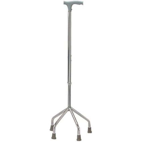 Aluminum Alloy Elderly Medical Walking Quad Canes Small Base Four-Corners Claw Adjustable Crutches for Disabled/