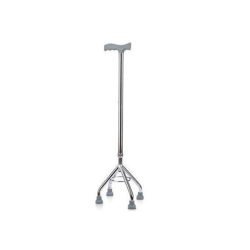 Aluminum Alloy Elderly Medical Walking Quad Canes Small Base Four-Corners Claw Adjustable Crutches for Disabled/