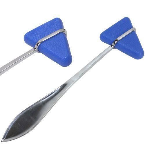 Reflex patella hammer-blue./Reflex patella hammer - Triangular Shape:Enhances precision in reflex testing.generic-reflex-patella-hammer-288568121.html#:~rectangular reflex patella hammer
