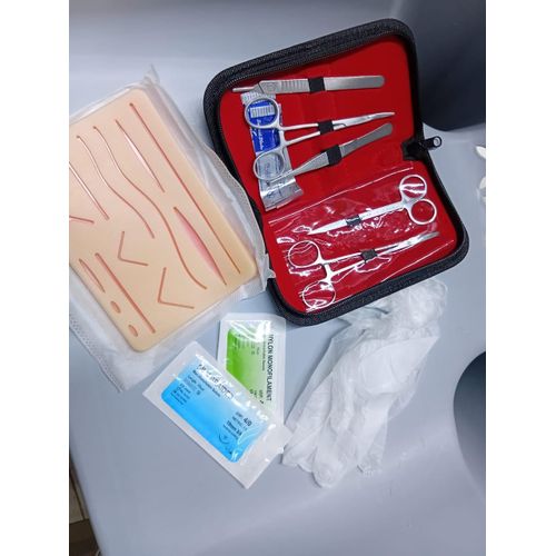 Students Suturing Practice Kit/Students Suture Set/dissecting kit/SUTURE KIT WITH TRAINING PAD./Students Suturing Practice Kit/Students Suture Set/dissecting kit/SUTURE KIT WITH TRAINING PAD.
Student