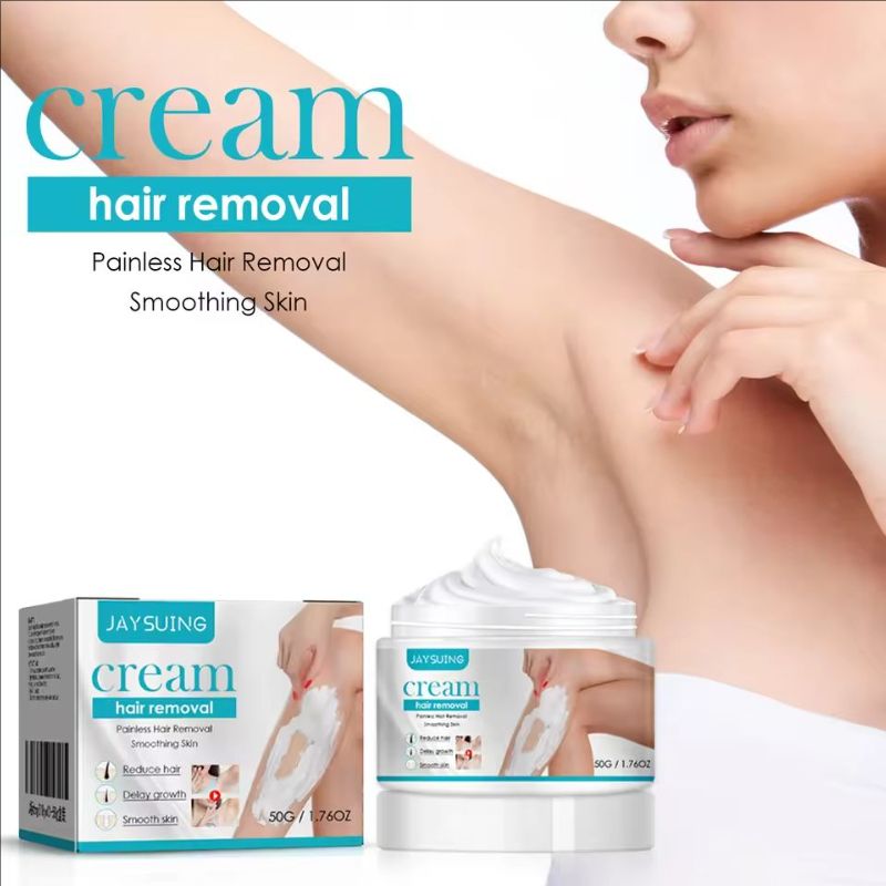 Jaysuing Underarm Arm Depilation Unhairing Cream Smoothing Skin Reduce Hair Delay Growth Painless Hair Removal Cream