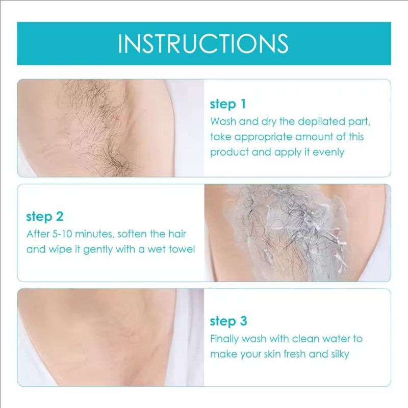 Jaysuing Underarm Arm Depilation Unhairing Cream Smoothing Skin Reduce Hair Delay Growth Painless Hair Removal Cream