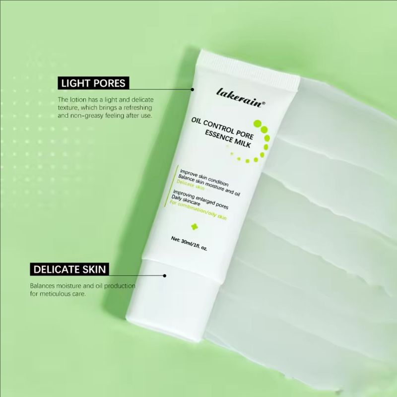 Milk Pore Minimizer Essence Face Primer Base Primer for Shine and Oil Control Hides Wrinkles and Fine Lines Long-lasting