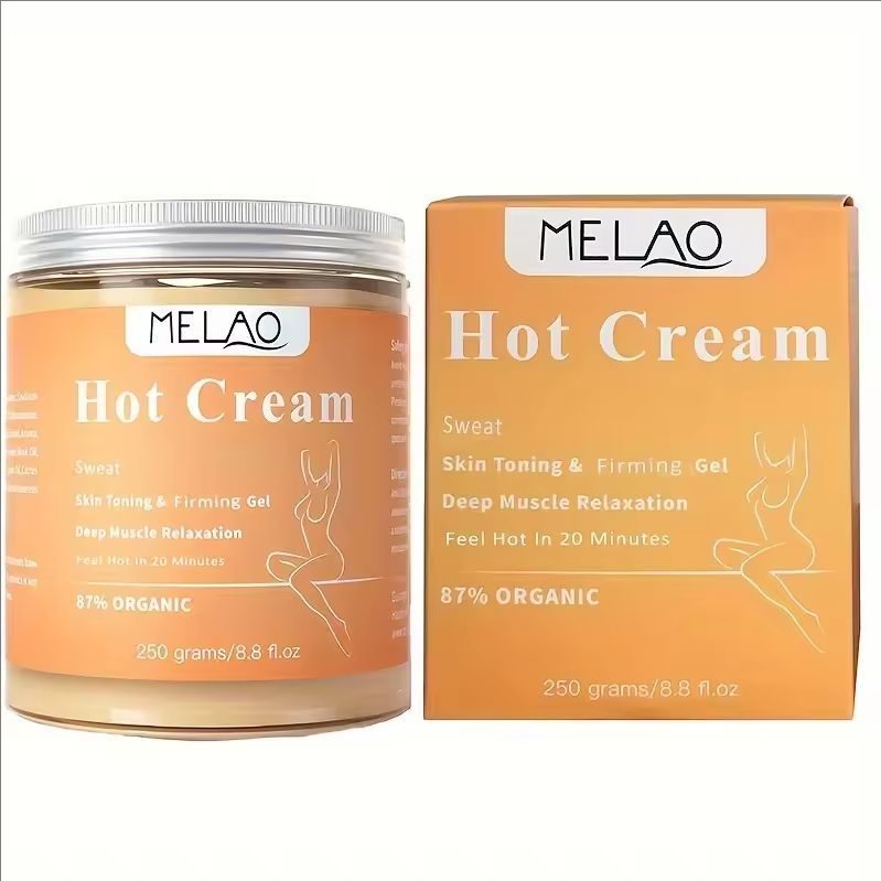 Hot Cream Massage Gel - Natural and 87% Organic Anti Cellulite Slimming Lotion Fat Burning Massage Weight Loss Cream