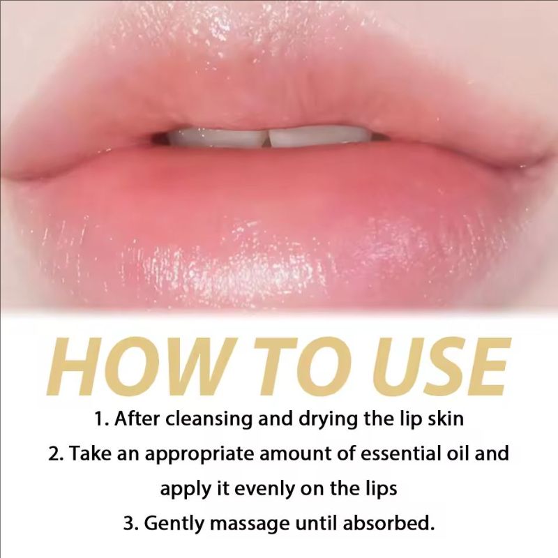 Long-lasting Lip Plumping Essential Oil Essence Instant Lip Plumping Essential Oil Repairs Lip Fine Lines and Moisturizes Balm