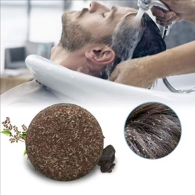 Polygonum Soap Hair Darkening Shampoo Bar Women Men Hair Solid Ginger Shampoo Whitening Soap Various Styles of Soap Bar Hair