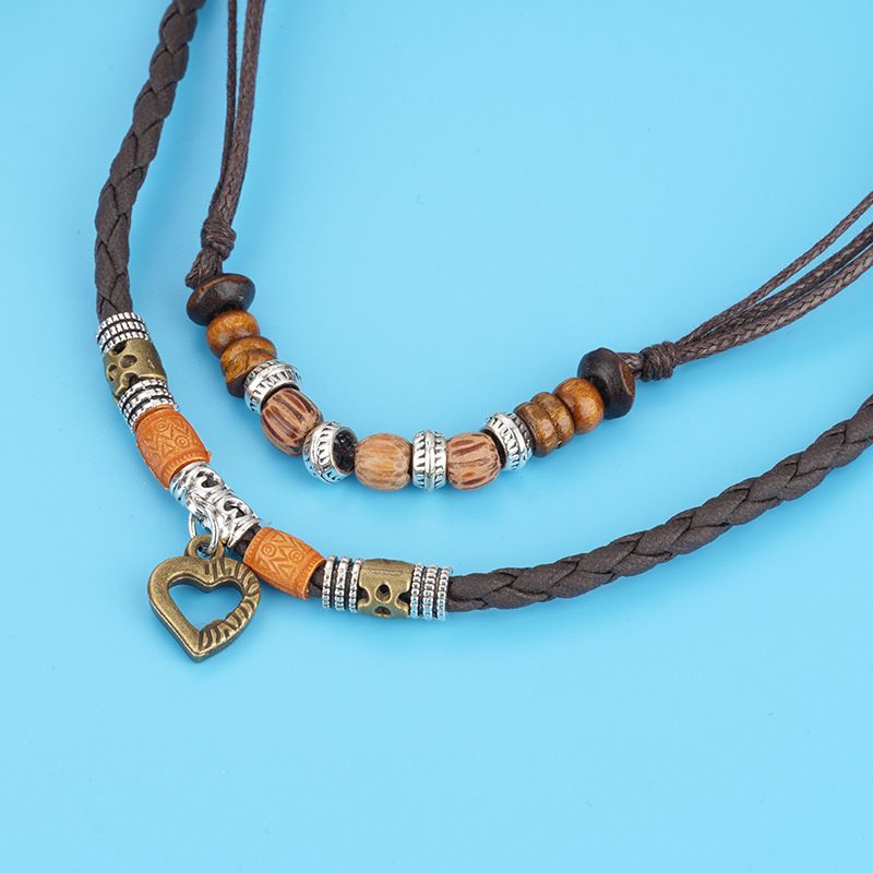 Anchor necklace, men's retro trendy pendant, collarbone chain, Japanese and Korean version couple accessory gift