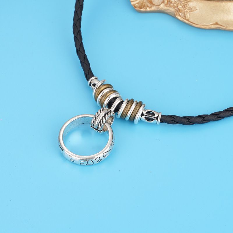 Anchor necklace, men's retro trendy pendant, collarbone chain, Japanese and Korean version couple accessory gift