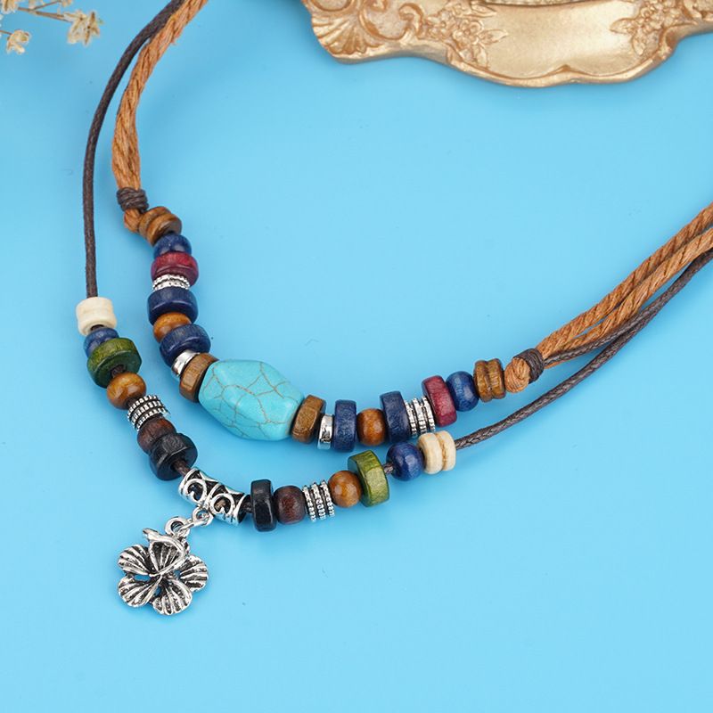 Anchor necklace, men's retro trendy pendant, collarbone chain, Japanese and Korean version couple accessory gift