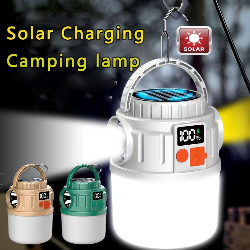 Solar Charging Camping lights led charging Seven Gears outdoor lighting super bright camping tent stalls long battery life home emergency hanging lights.