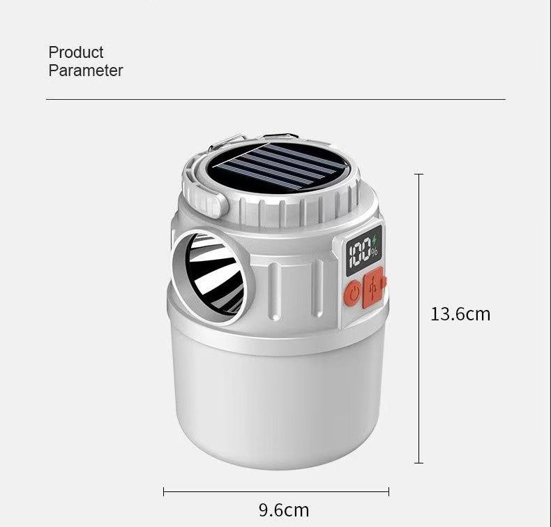 Solar Charging Camping lights led charging Seven Gears outdoor lighting super bright camping tent stalls long battery life home emergency hanging lights.