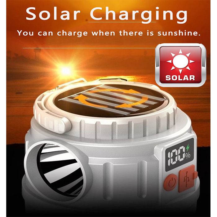 Solar Charging Camping lights led charging Seven Gears outdoor lighting super bright camping tent stalls long battery life home emergency hanging lights.