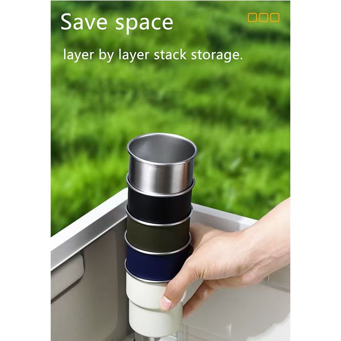 【BOGOF】Stainless Steel Coffee cup 300ML 10.5OZ  Anti-Scalding handy cup with cover  Insulated coffee cup  Outdoor travel tableware cup