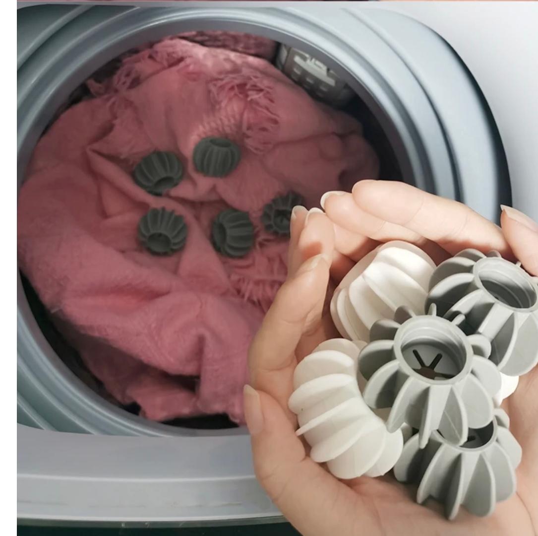 New arrival 10pcs Silicone Laundry Balls Clothes Stain Removal and Knot Prevention Cleaning Ball Reusable Pet Hair Remover Cleaner Tools for washing machine Prevent Clothes from Tangling