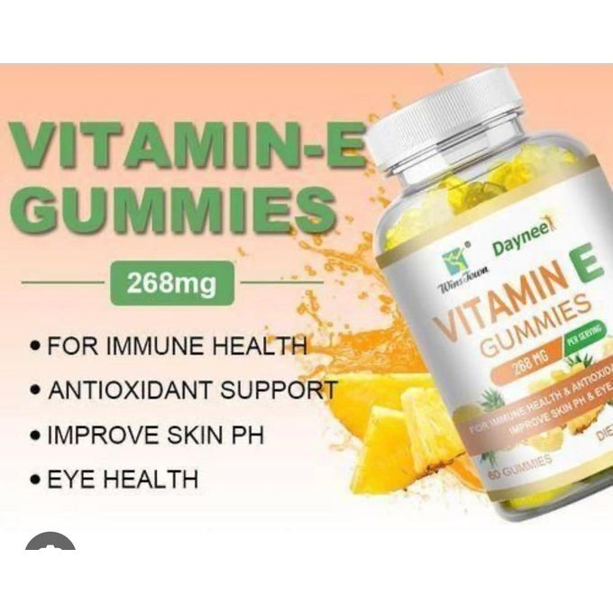 (Easter sale) Vitamin E gummies for adults promoting skin health, supporting immune function, enhancing brain function, maintaining hormonal balance, supporting hair and nail health