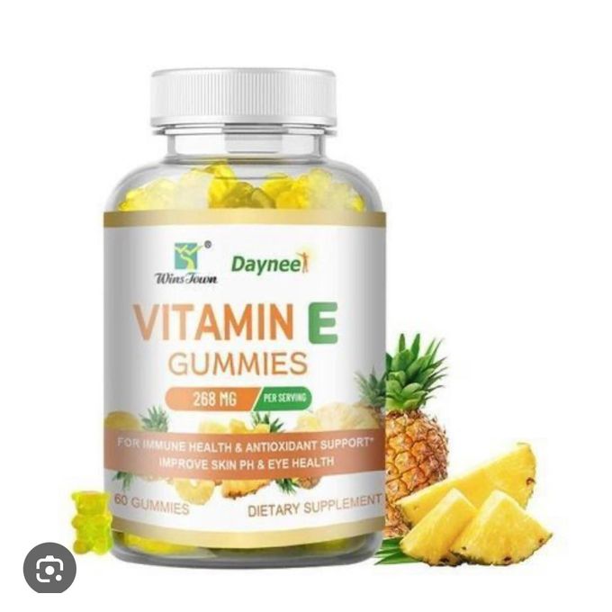 (Easter sale) Vitamin E gummies for adults promoting skin health, supporting immune function, enhancing brain function, maintaining hormonal balance, supporting hair and nail health
