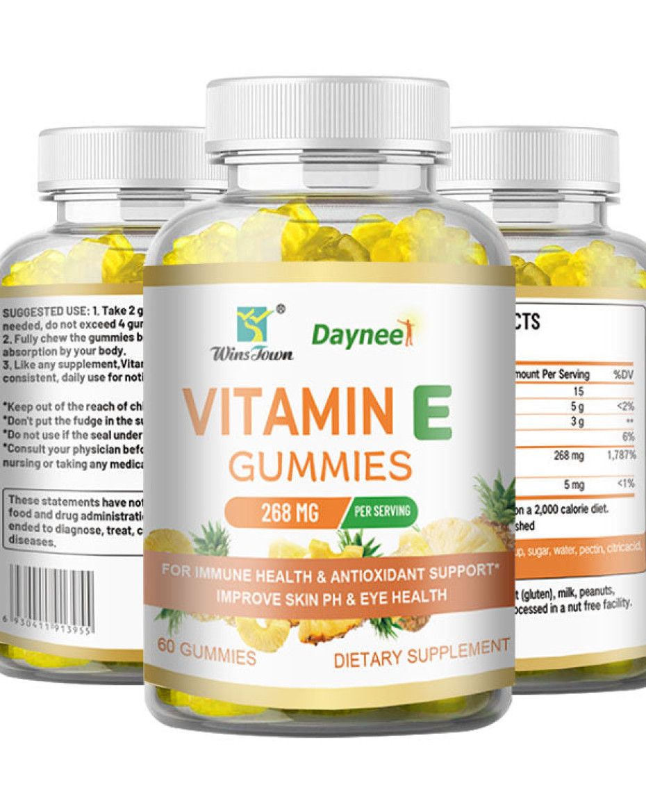 Daynee Wins Town Vitamin E Gummies - 268mg for Immune, Antioxidant, Skin & Eye Health (60 Gummies) | Kilimall