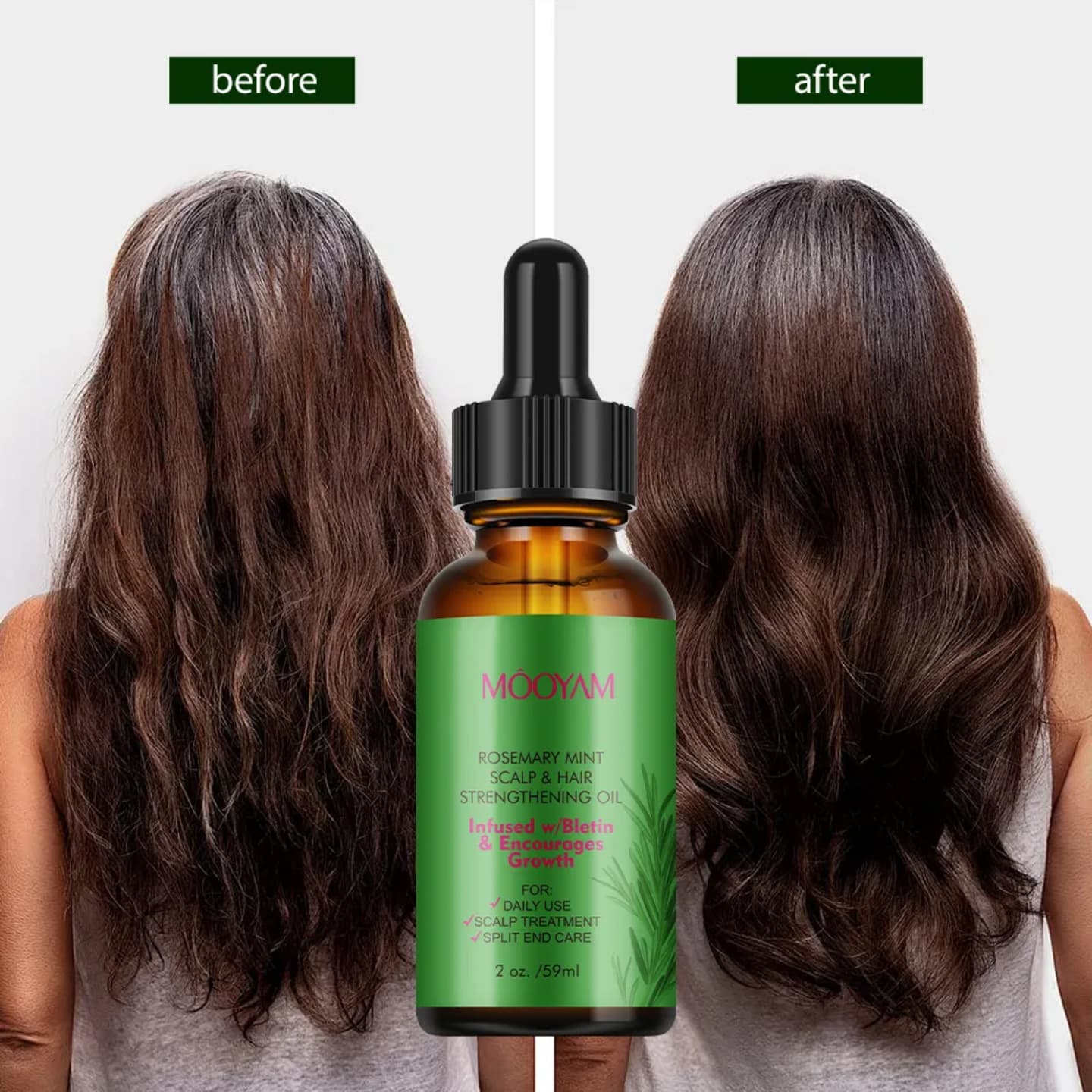 New arrival Best Rosemary Mint Scalp & Hair Strengthening, growth thickening  Anti-hair loss Scalp stimulating Nourishing hair and revitalizing Oil 59ml buy in Kenya