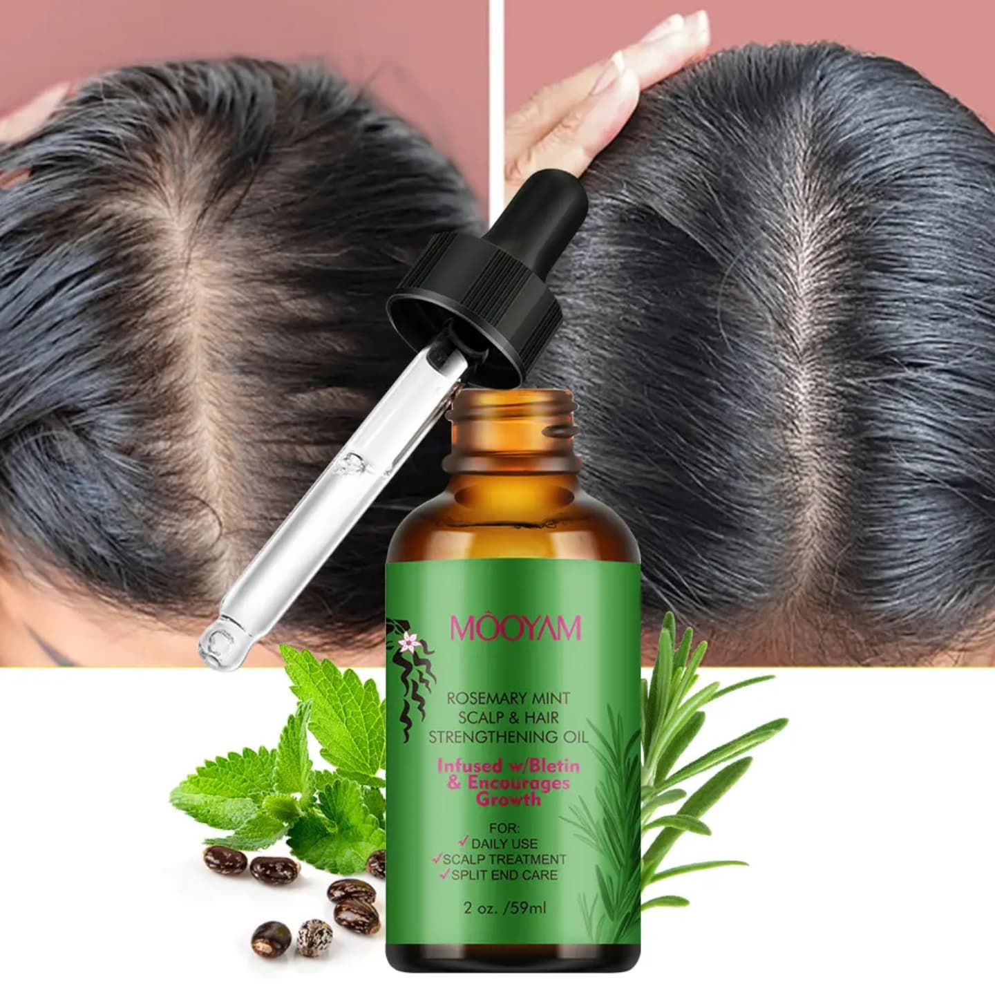 New arrival Best Rosemary Mint Scalp & Hair Strengthening, growth thickening  Anti-hair loss Scalp stimulating Nourishing hair and revitalizing Oil 59ml buy in Kenya
