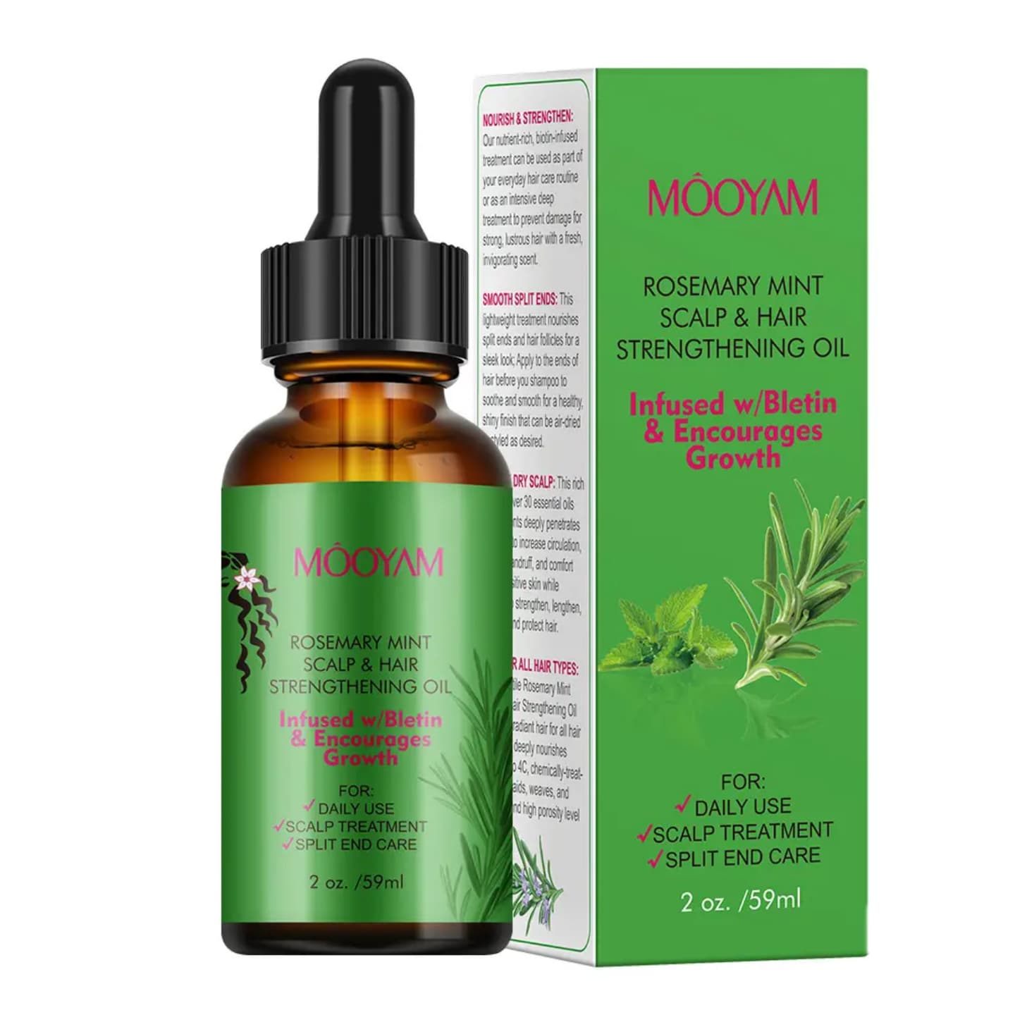 New arrival Best Rosemary Mint Scalp & Hair Strengthening, growth thickening  Anti-hair loss Scalp stimulating Nourishing hair and revitalizing Oil 59ml buy in Kenya