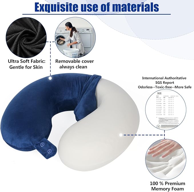 Premium Memory Foam Travel Neck Pillow buy in kenya