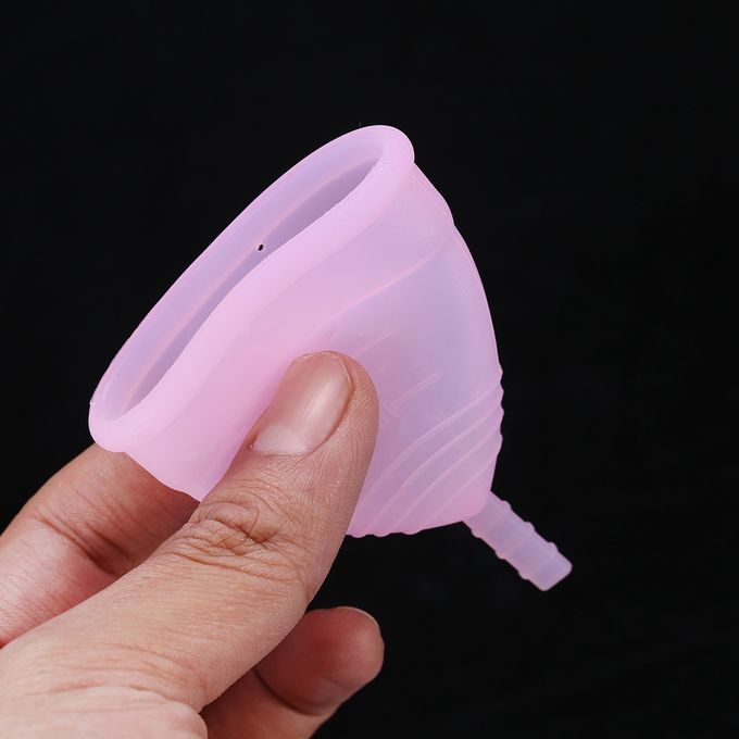 Reusable Menstrual Cup - 12-Hour Leak-Free Protection - Soft Medical Grade Silicone - Eco-Friendly & Comfortable Period Solution (Sizes Small, Large)