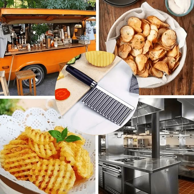 New arrival Top-rated Affordable Stainless steel Serrated salad and vegetable knife Dishwasher safe buy now in Kenya