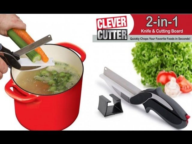2-in-1 Clever Cutter Kitchen Scissors Ultimate Cutting Tool – Premium Kitchen Essential | Clearance Sale on Kilimall