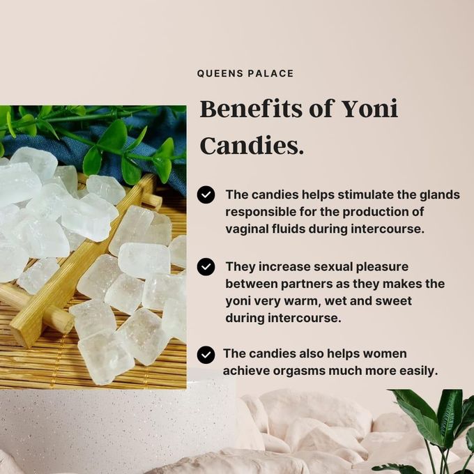 Original Yoni Candies – Natural Sweetener & Libido Booster for Women (50g/100g)