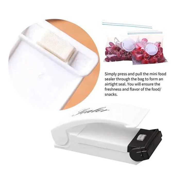 Portable Mini Handheld Heat Sealer for Plastic Bags – Battery-Powered | Fast & Easy Food Storage Sealing | Kenya