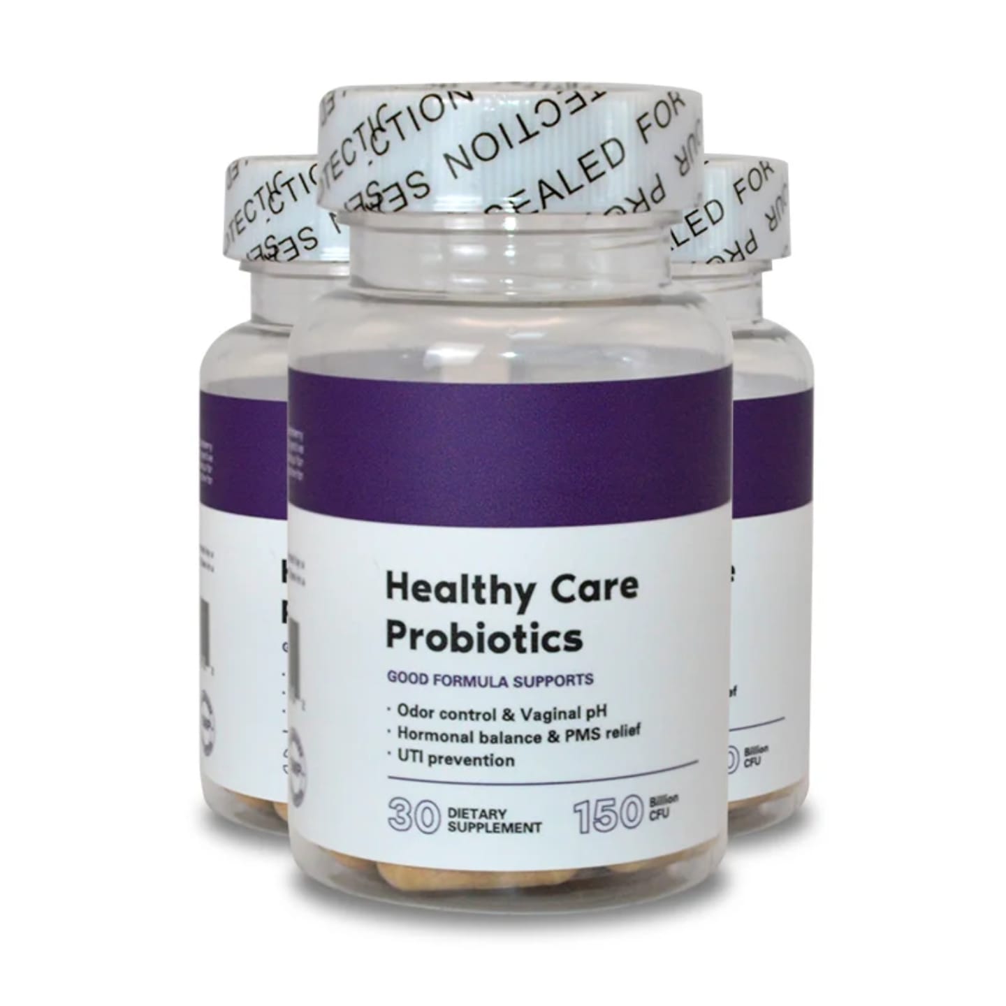 Healthy Care Vaginal Probiotics for Women – 30 Capsules | Vaginal pH Balance, Hormonal Support, PMS relief , UTI & Odor Control | Premium Dietary Supplement
