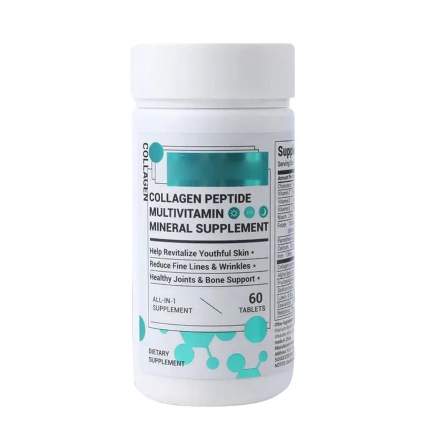 [OFFER] All-in-1 Collagen Peptide + Multivitamin & Mineral Supplement – Anti-Aging Skin Revitalizer, Fine Line Reduction & Joint Support (60 Tablets)