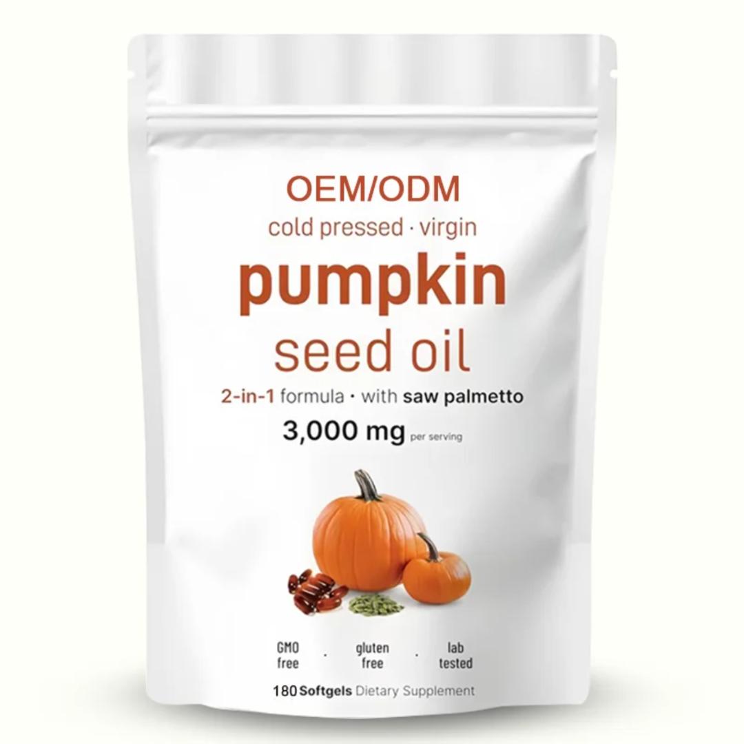 Cold Pressed Pumpkin Seed Oil with Saw Palmetto – Supports Prostate Health, Reduces Hair Loss, Promotes Hair Growth, Balances Hormones, Boosts Urinary & Bladder Function, Strengthens Immunity for all