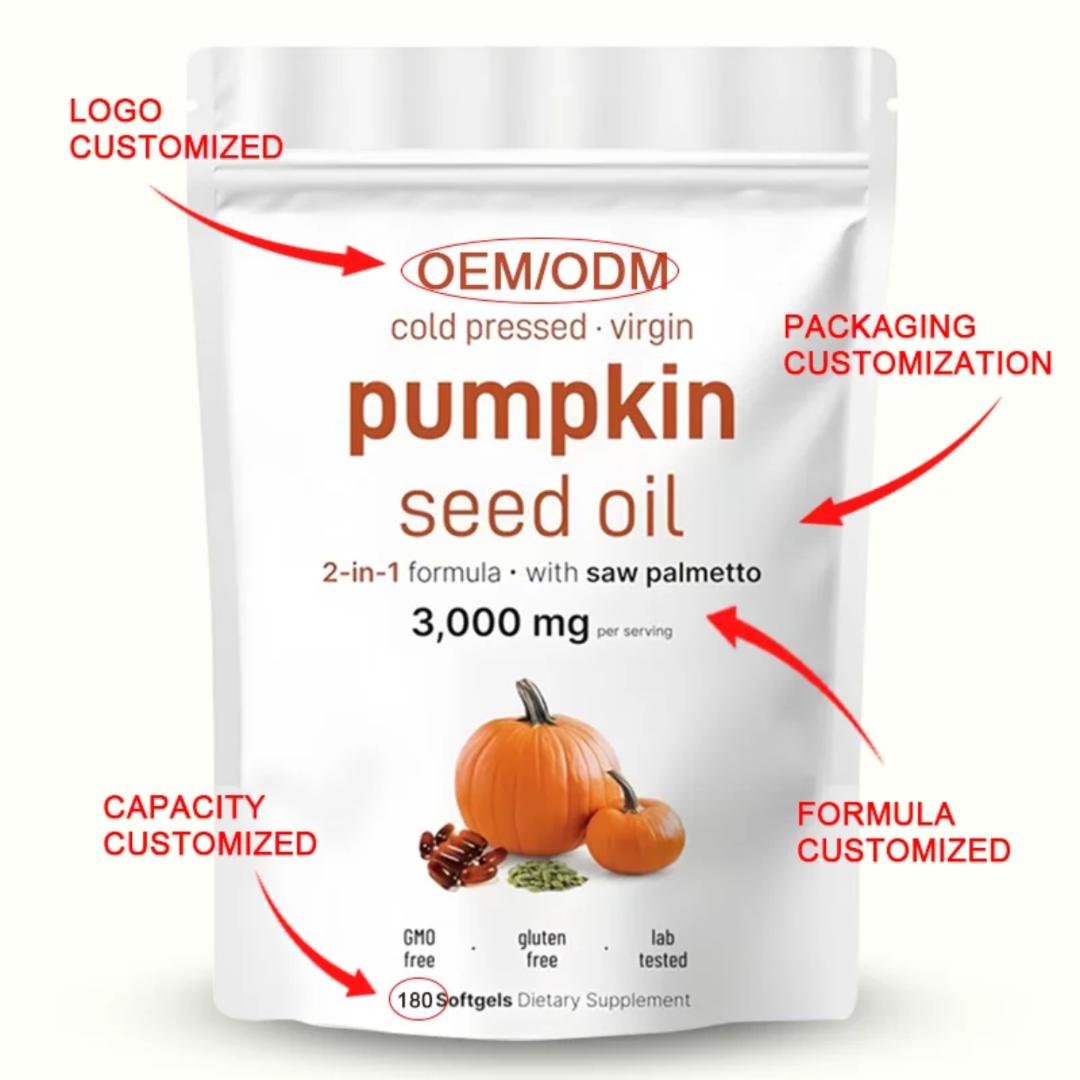 Cold Pressed Pumpkin Seed Oil with Saw Palmetto – Supports Prostate Health, Reduces Hair Loss, Promotes Hair Growth, Balances Hormones, Boosts Urinary & Bladder Function, Strengthens Immunity for all