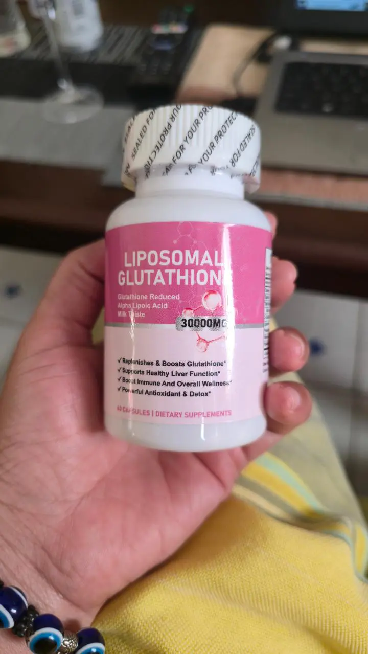Liposomal Glutathione 30,000mg Capsules – Advanced Skin Brightening Supplement | Anti-Aging, Detox & Immune Booster | High Absorption Formula with Vitamin C & Collagen