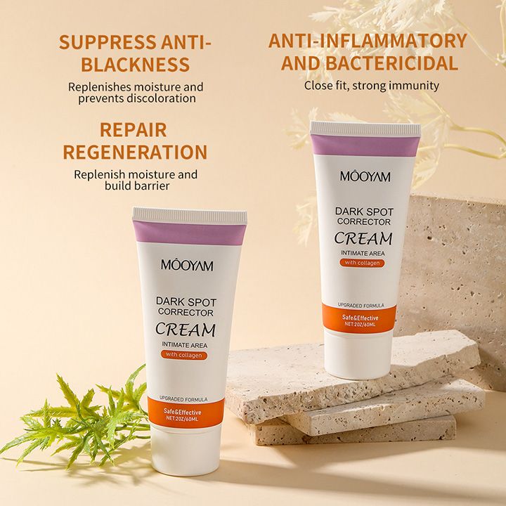 MOOYAM Intimate Dark Spot Corrector Cream with Collagen – Safe & Gentle for Sensitive Skin, 60ml